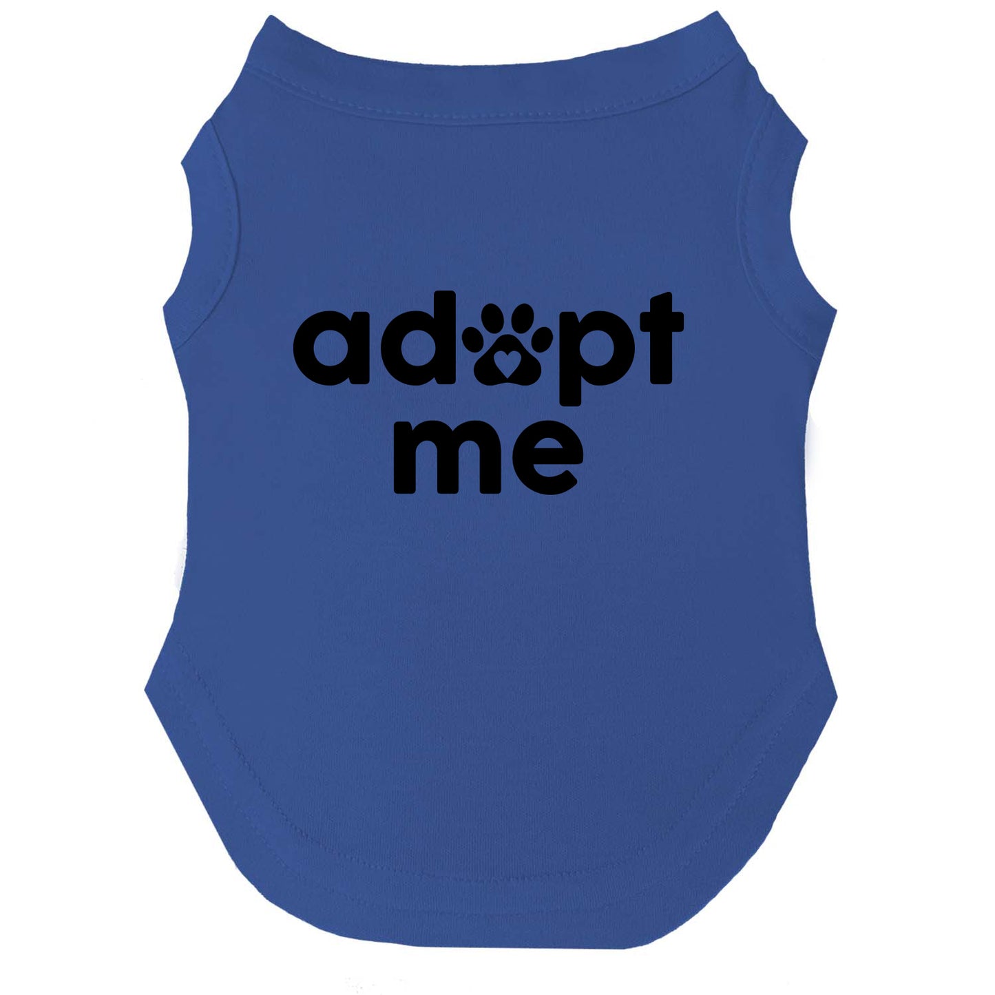 Adopt Me – Dog Tee | Bold Black Font | Shelter & Foster Pup Shirt | Soft & Washable