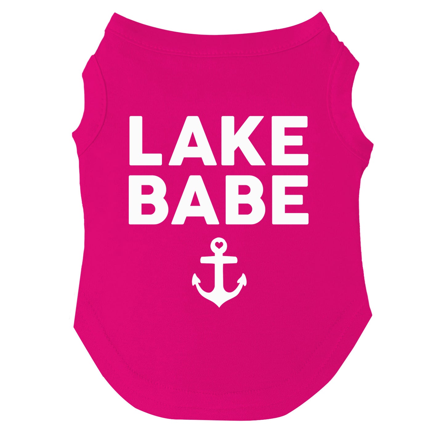 Lake Babe Dog Tee | Soft Cotton Blend | Made in USA | Outdoor Pet Outfit | Summer Pup Apparel