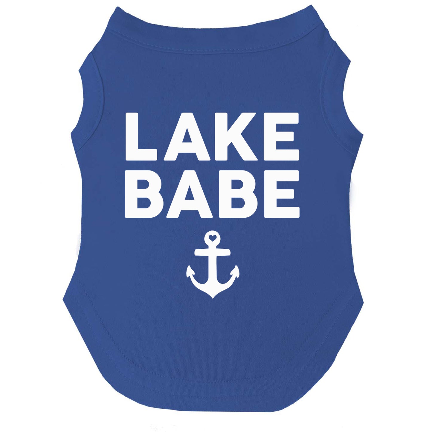 Lake Babe Dog Tee | Soft Cotton Blend | Made in USA | Outdoor Pet Outfit | Summer Pup Apparel