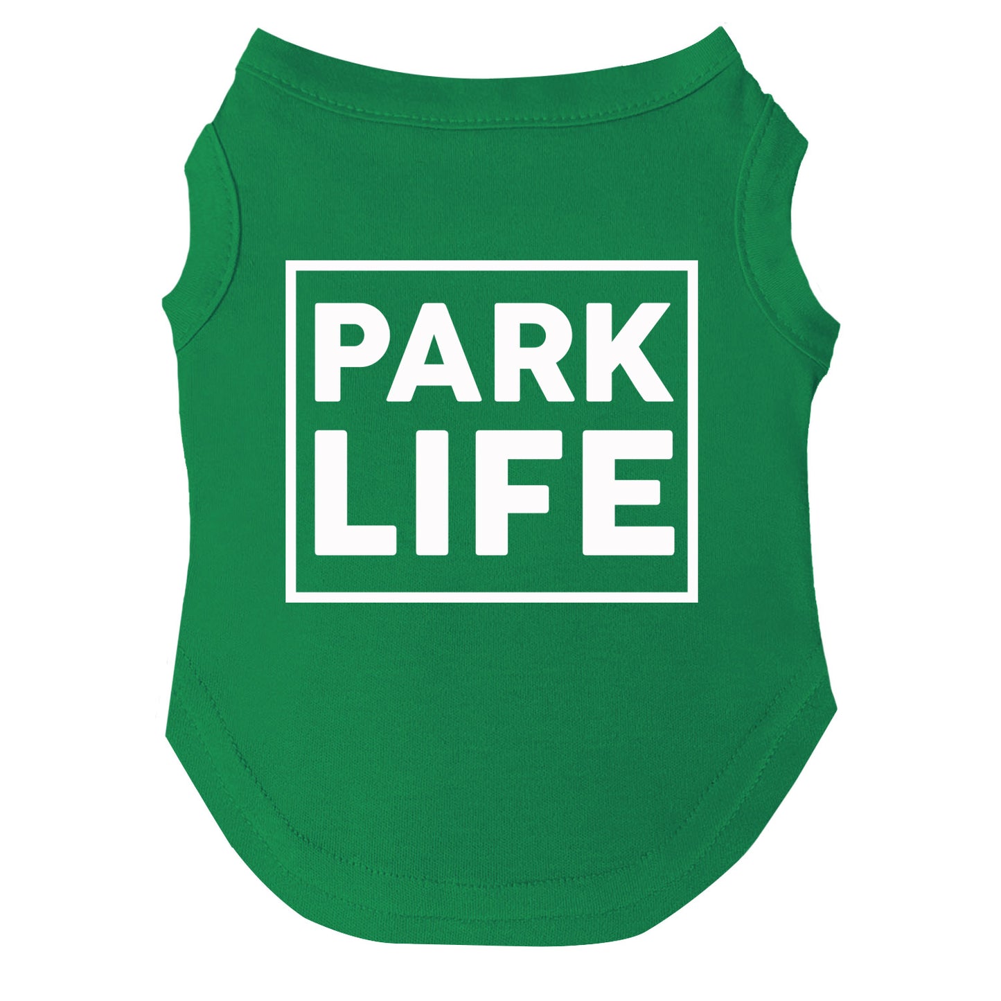Park Life Dog Tee | Soft Cotton Blend | Made in USA | Everyday Dog Shirt | Playful Pet Apparel