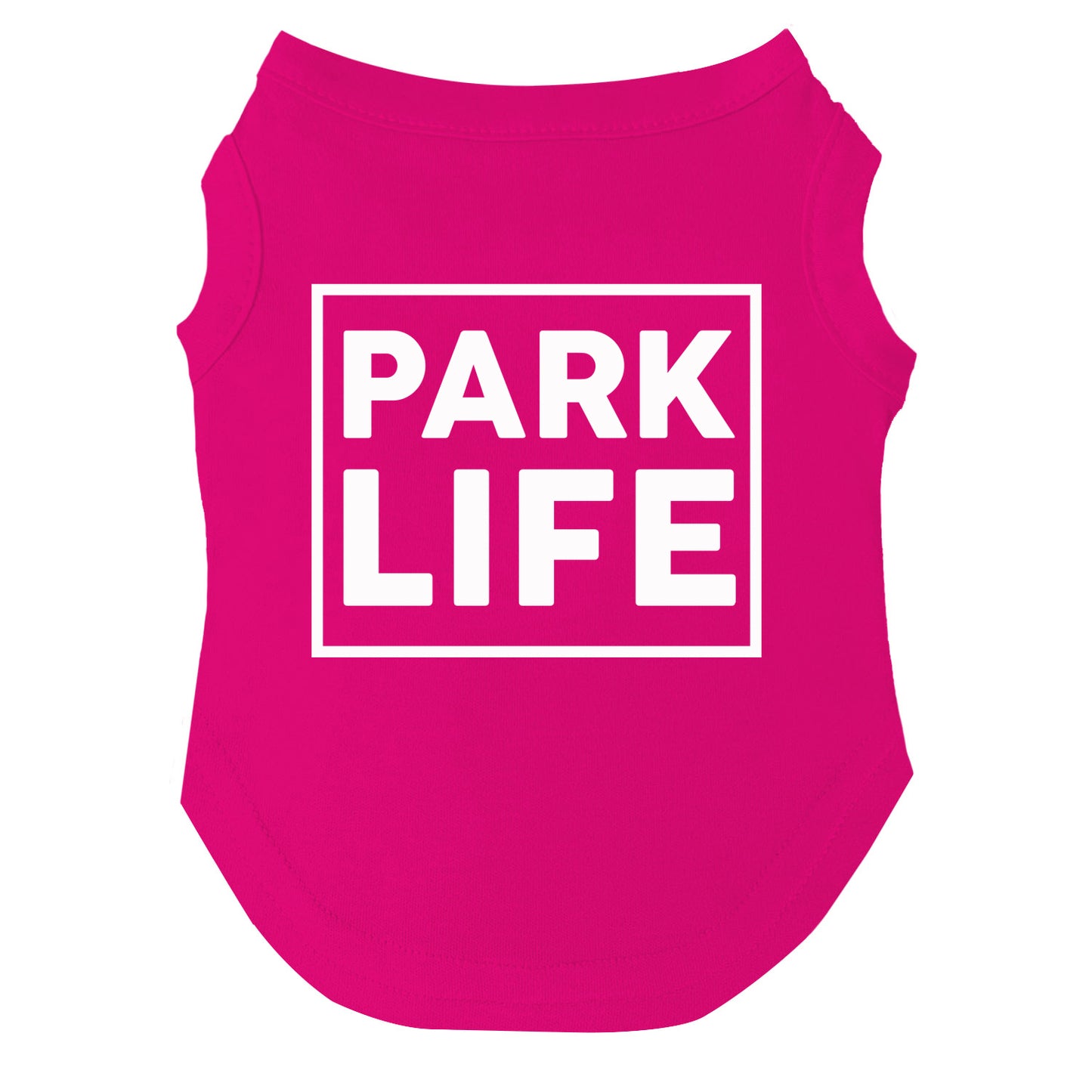 Park Life Dog Tee | Soft Cotton Blend | Made in USA | Everyday Dog Shirt | Playful Pet Apparel