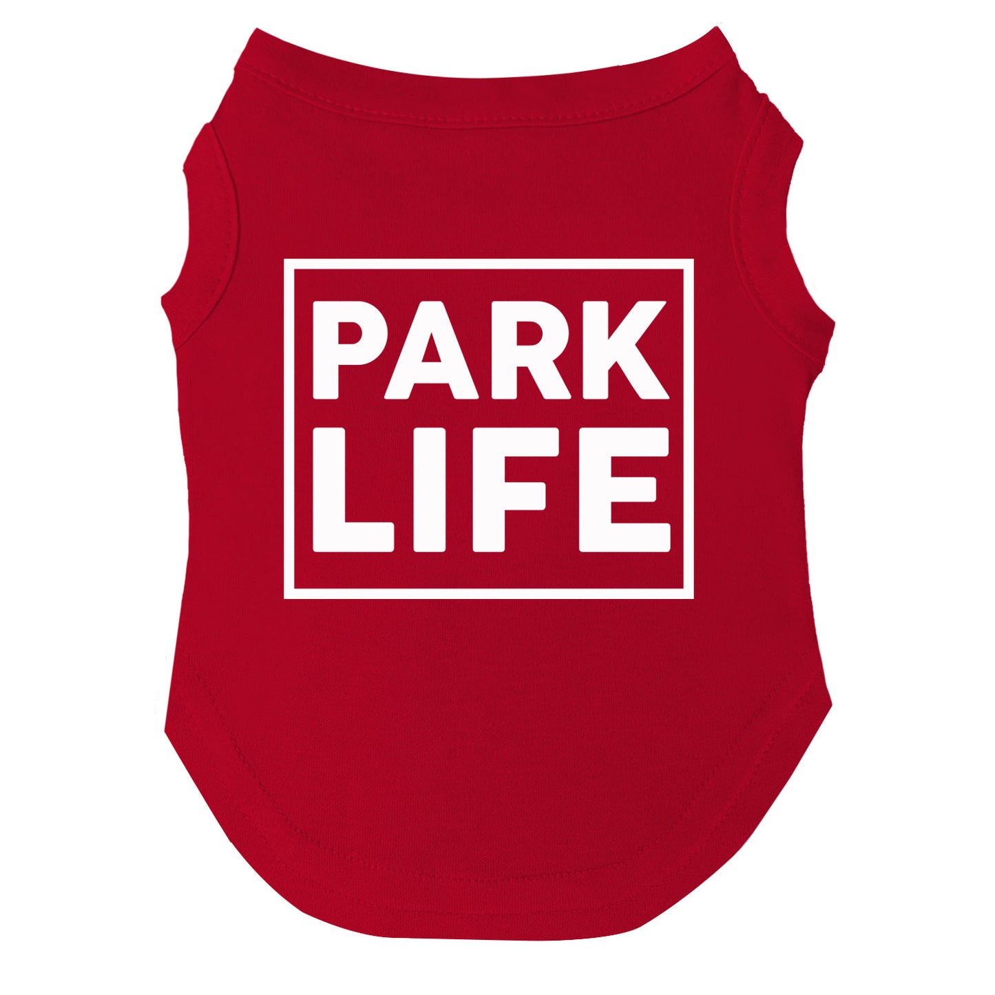 Park Life Dog Tee | Soft Cotton Blend | Made in USA | Everyday Dog Shirt | Playful Pet Apparel