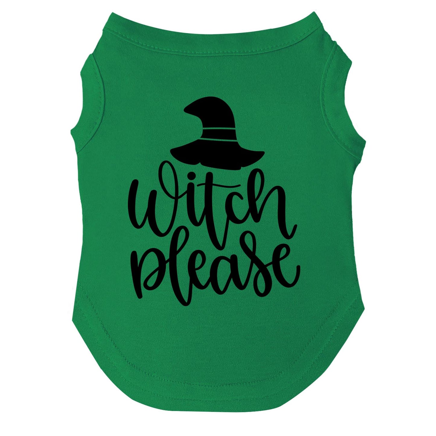 Witch Please Dog Tee | Soft Cotton Blend | Made in USA | Halloween Dog Shirt | Funny Pet Apparel