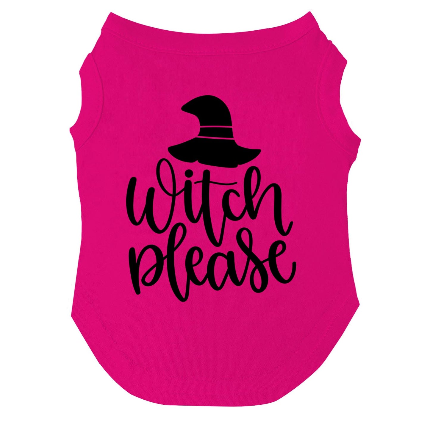 Witch Please Dog Tee | Soft Cotton Blend | Made in USA | Halloween Dog Shirt | Funny Pet Apparel