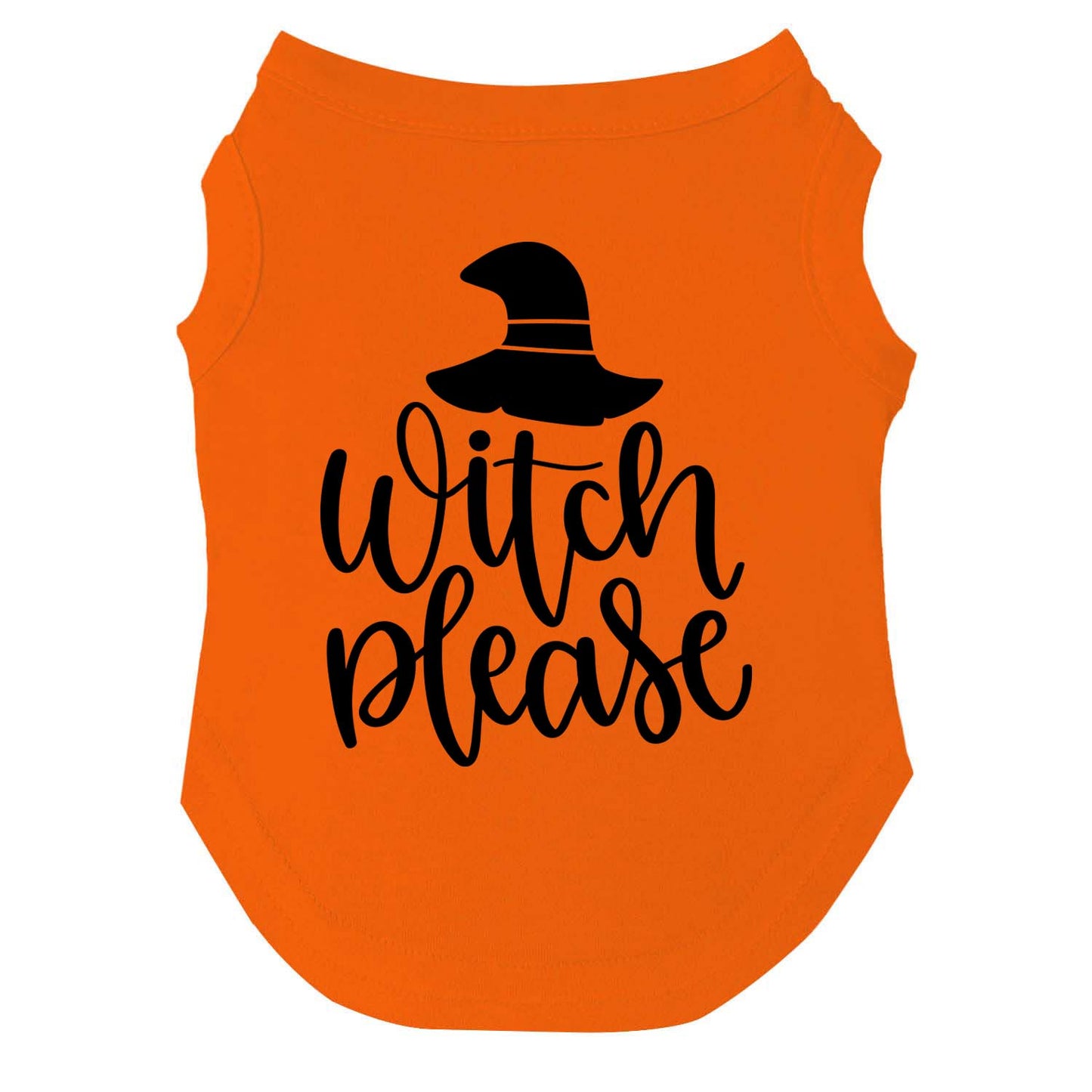 Witch Please Dog Tee | Soft Cotton Blend | Made in USA | Halloween Dog Shirt | Funny Pet Apparel