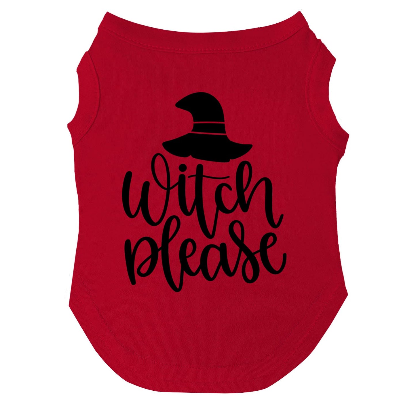 Witch Please Dog Tee | Soft Cotton Blend | Made in USA | Halloween Dog Shirt | Funny Pet Apparel