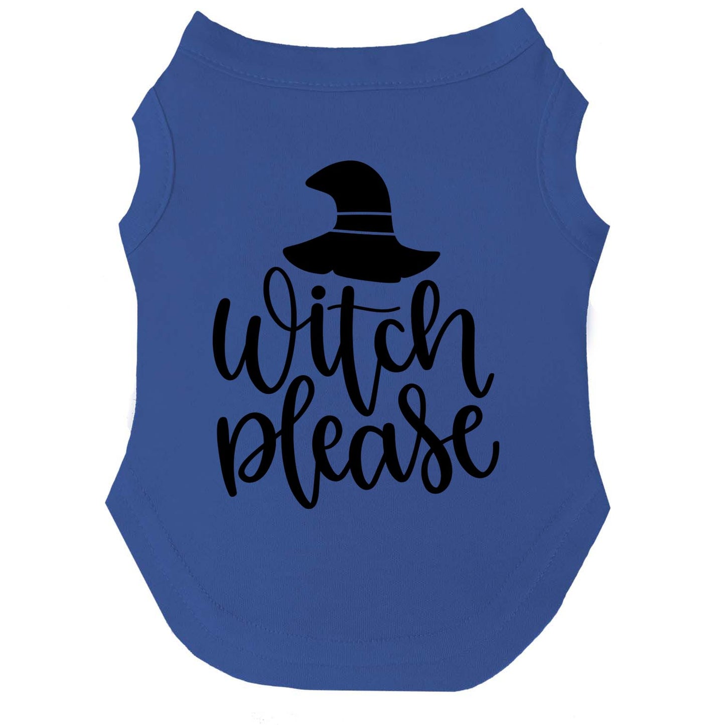 Witch Please Dog Tee | Soft Cotton Blend | Made in USA | Halloween Dog Shirt | Funny Pet Apparel
