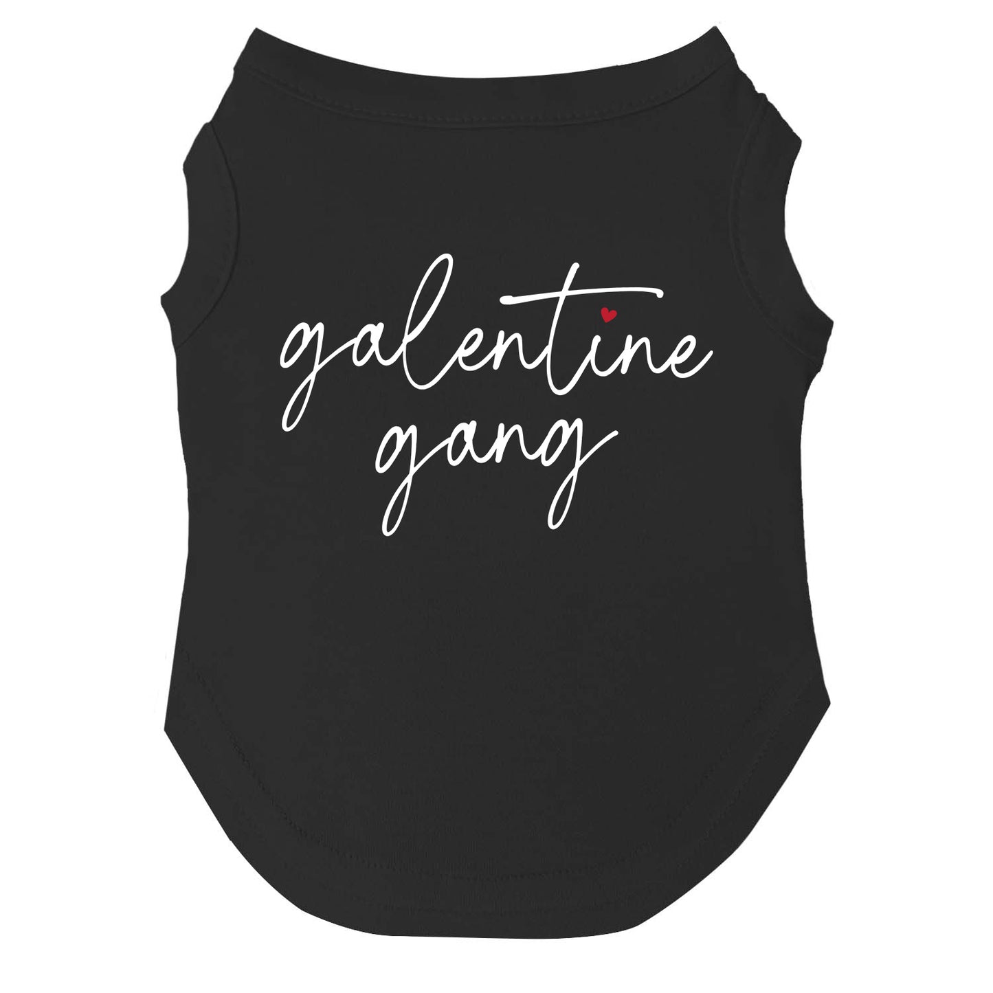 Galentine Gang Dog Tee | Soft Cotton Blend | Made in USA | Funny Pet Outfit | Friendship Pup Apparel