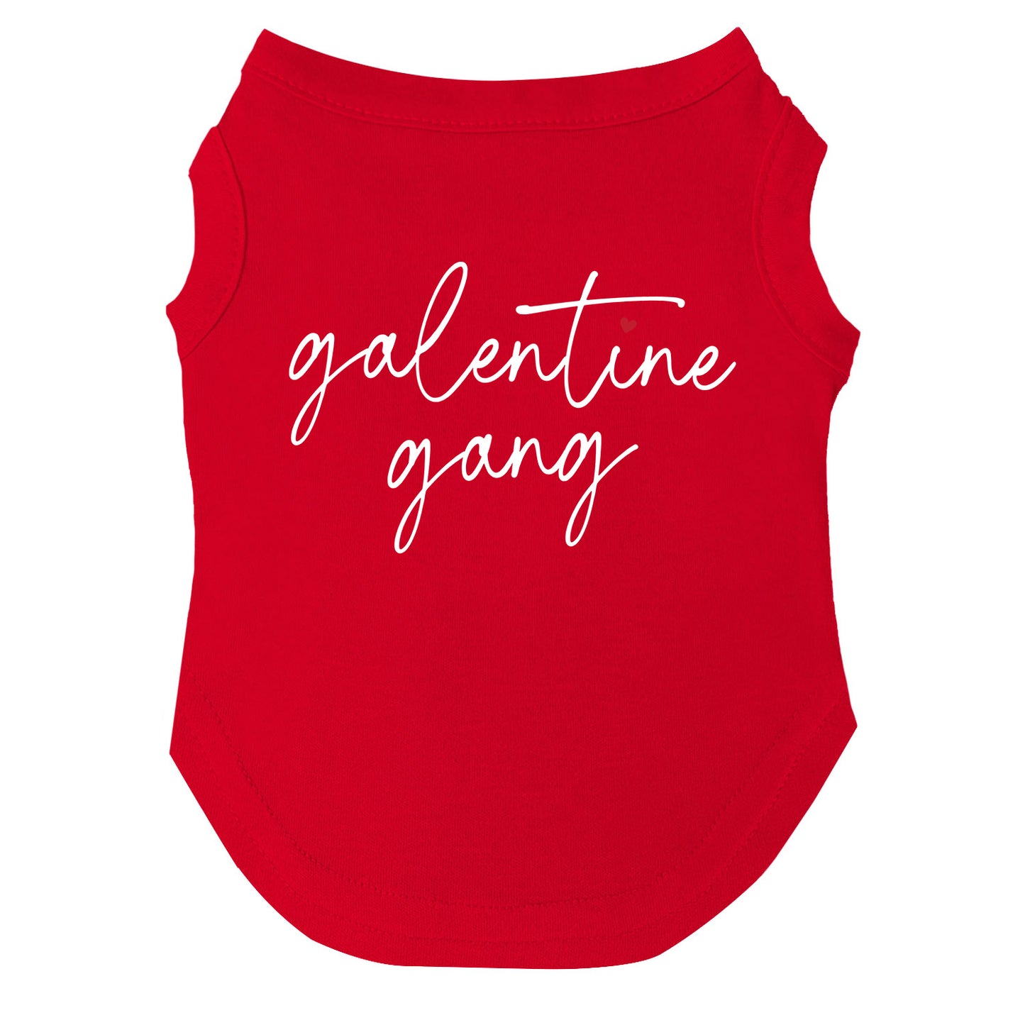 Galentine Gang Dog Tee | Soft Cotton Blend | Made in USA | Funny Pet Outfit | Friendship Pup Apparel