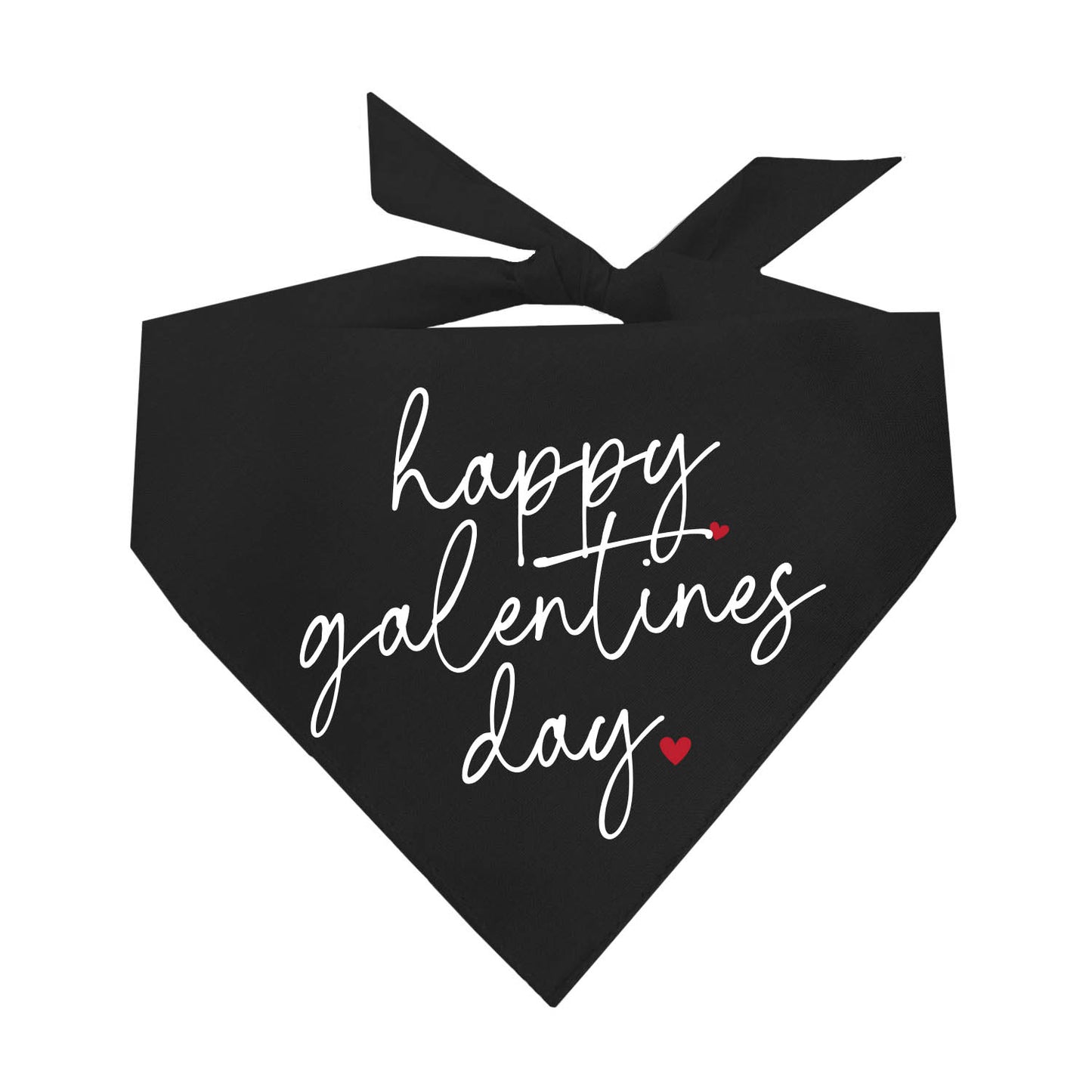 Happy Galentine’s Day Dog Bandana | 100% Natural Cotton Triangle | Made in USA | Valentine’s Day Pet Outfit | Festive Pup Accessory