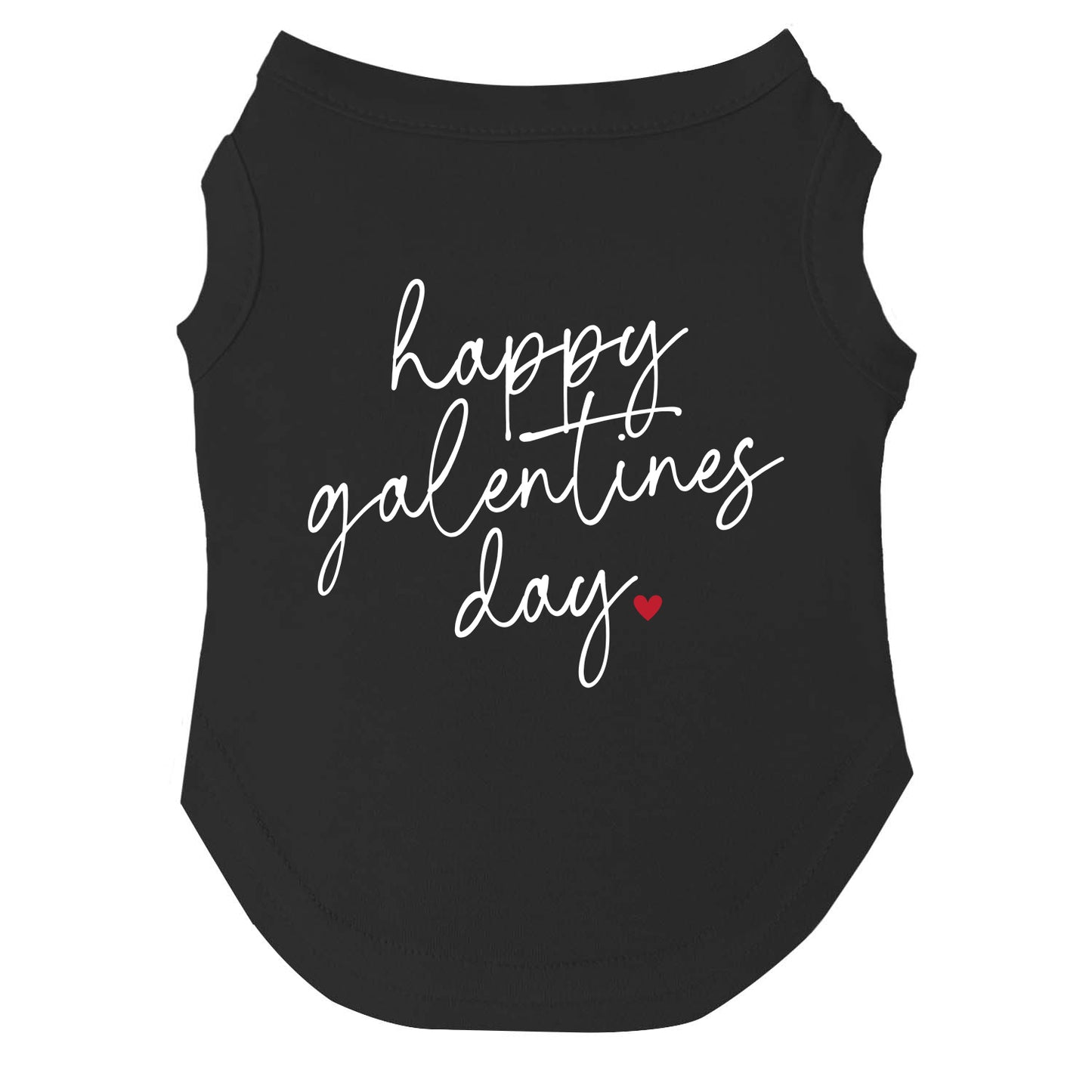 Happy Galentine’s Day Dog Tee | Soft Cotton Blend | Made in USA | Funny Pet Outfit | Friendship Pup Apparel