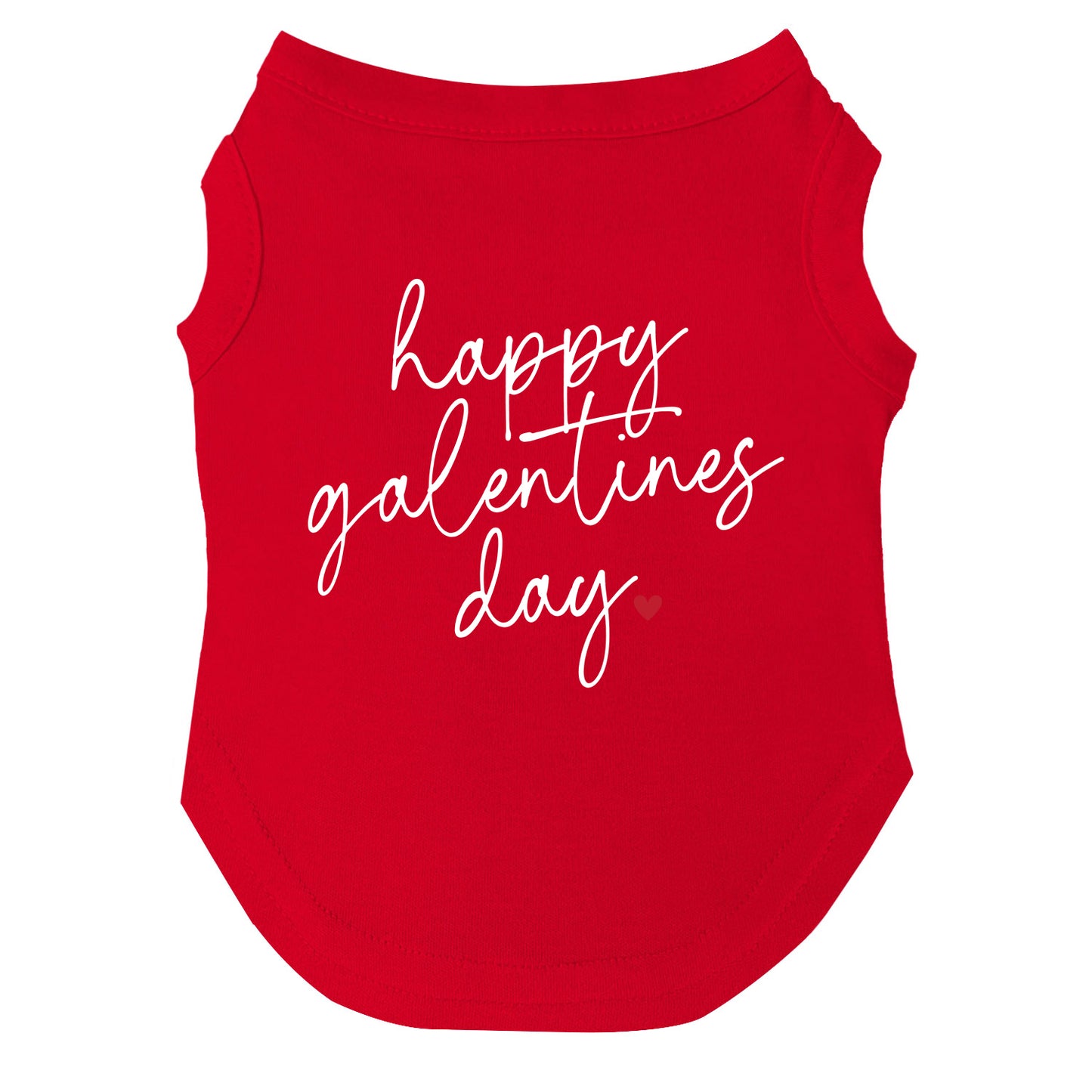 Happy Galentine’s Day Dog Tee | Soft Cotton Blend | Made in USA | Funny Pet Outfit | Friendship Pup Apparel