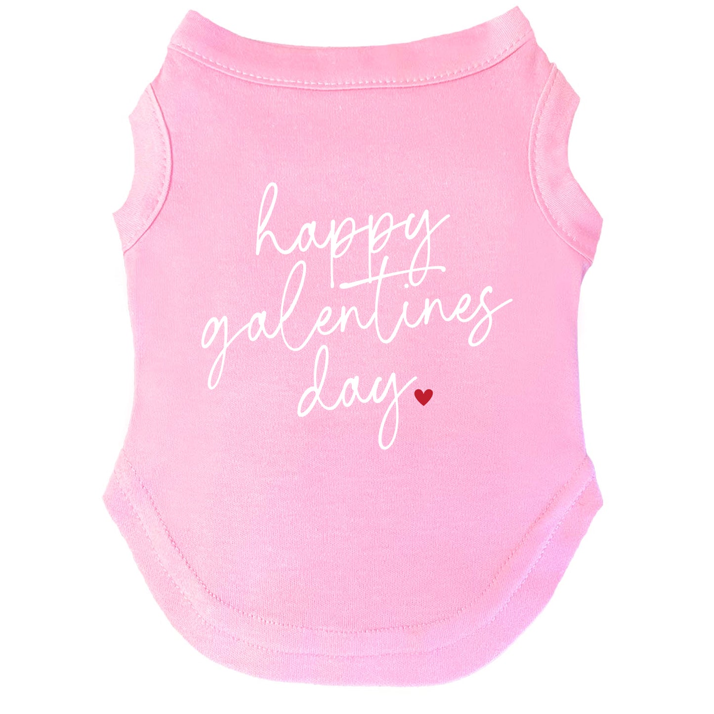 Happy Galentine’s Day Dog Tee | Soft Cotton Blend | Made in USA | Funny Pet Outfit | Friendship Pup Apparel