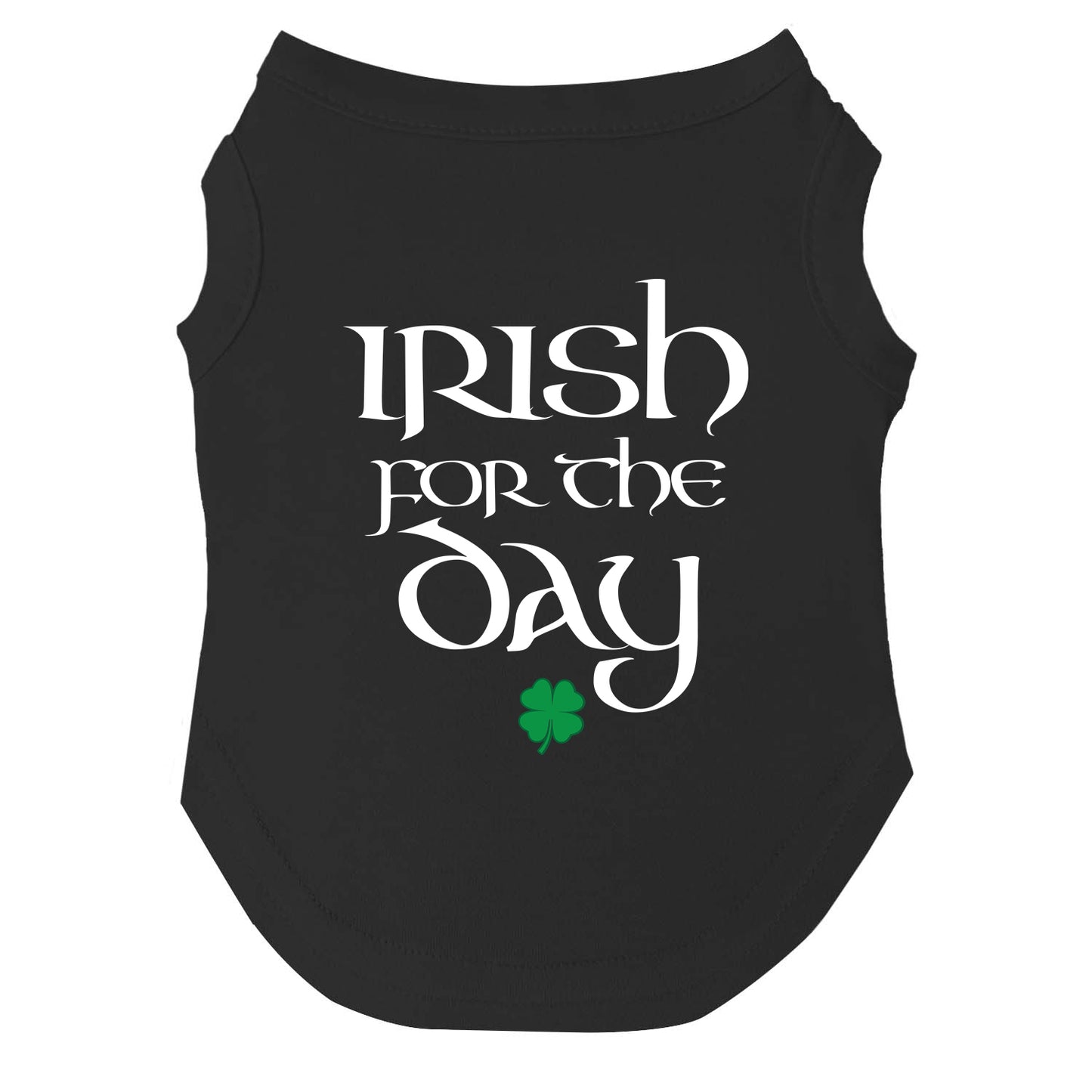 Irish for the Day Dog Tee | Soft Cotton Blend | Made in USA | St. Patrick’s Day Dog Shirt | Festive Irish Pet Apparel