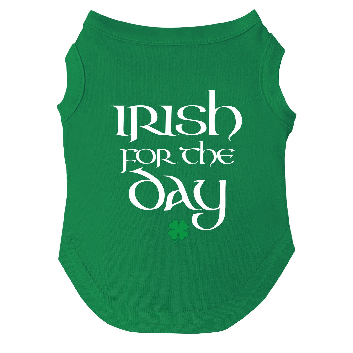 Irish for the Day Dog Tee | Soft Cotton Blend | Made in USA | St. Patrick’s Day Dog Shirt | Festive Irish Pet Apparel