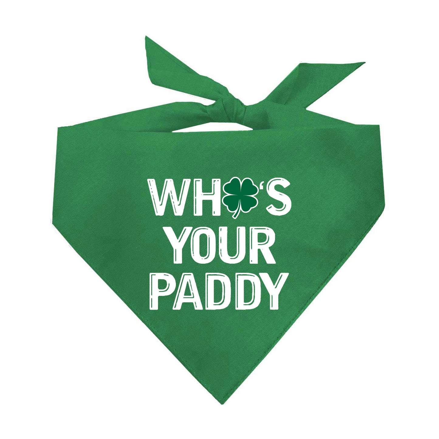 Who’s Your Paddy Dog Bandana | St. Patrick’s Day
