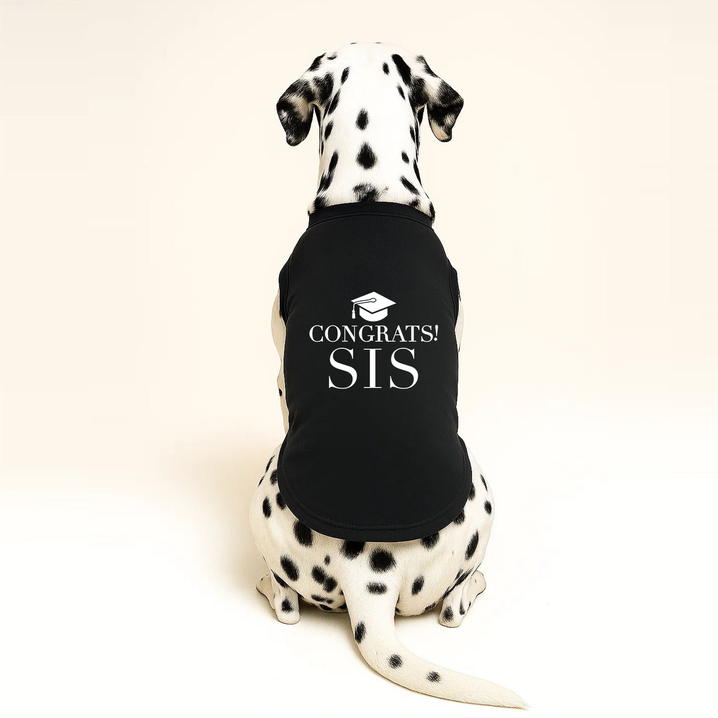 Congrats Sis Dog Tee | Graduation Dog Shirt