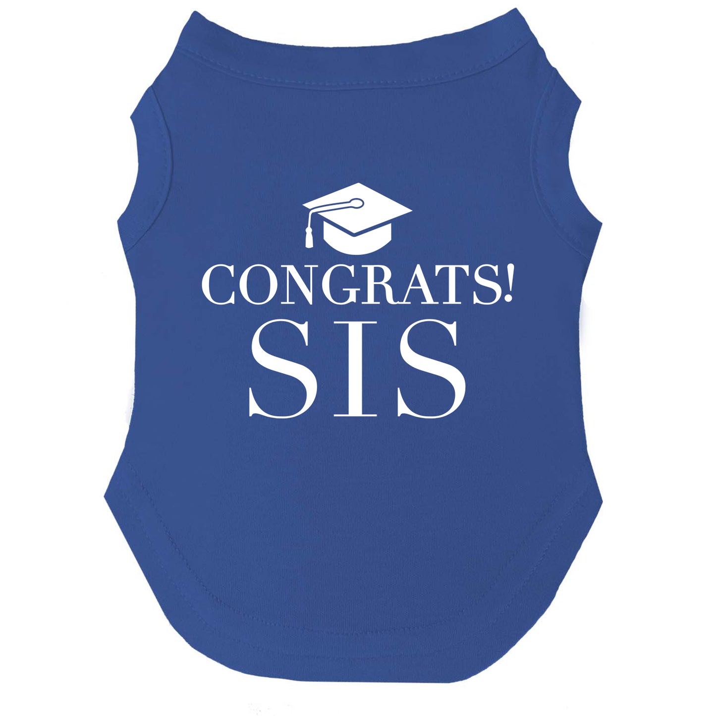 Congrats Sis Dog Tee | Graduation Dog Shirt