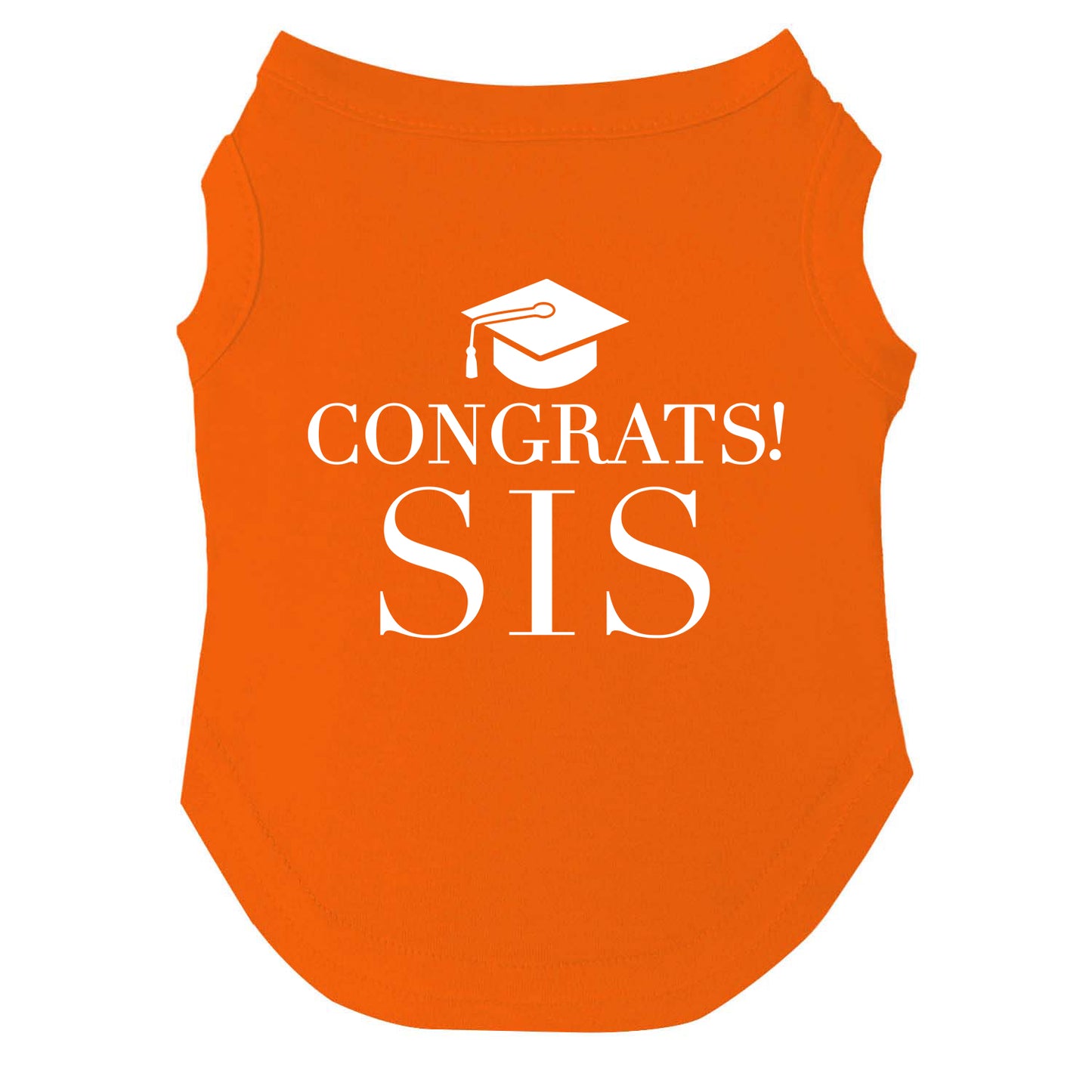 Congrats Sis Dog Tee | Graduation Dog Shirt