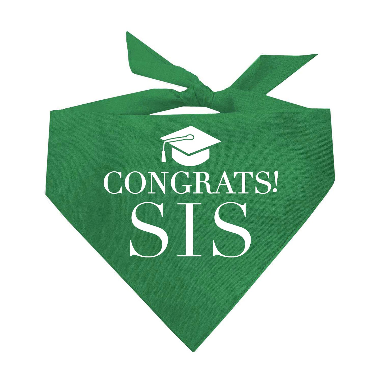 Congrats Sis Dog Bandana | Graduation Bandana