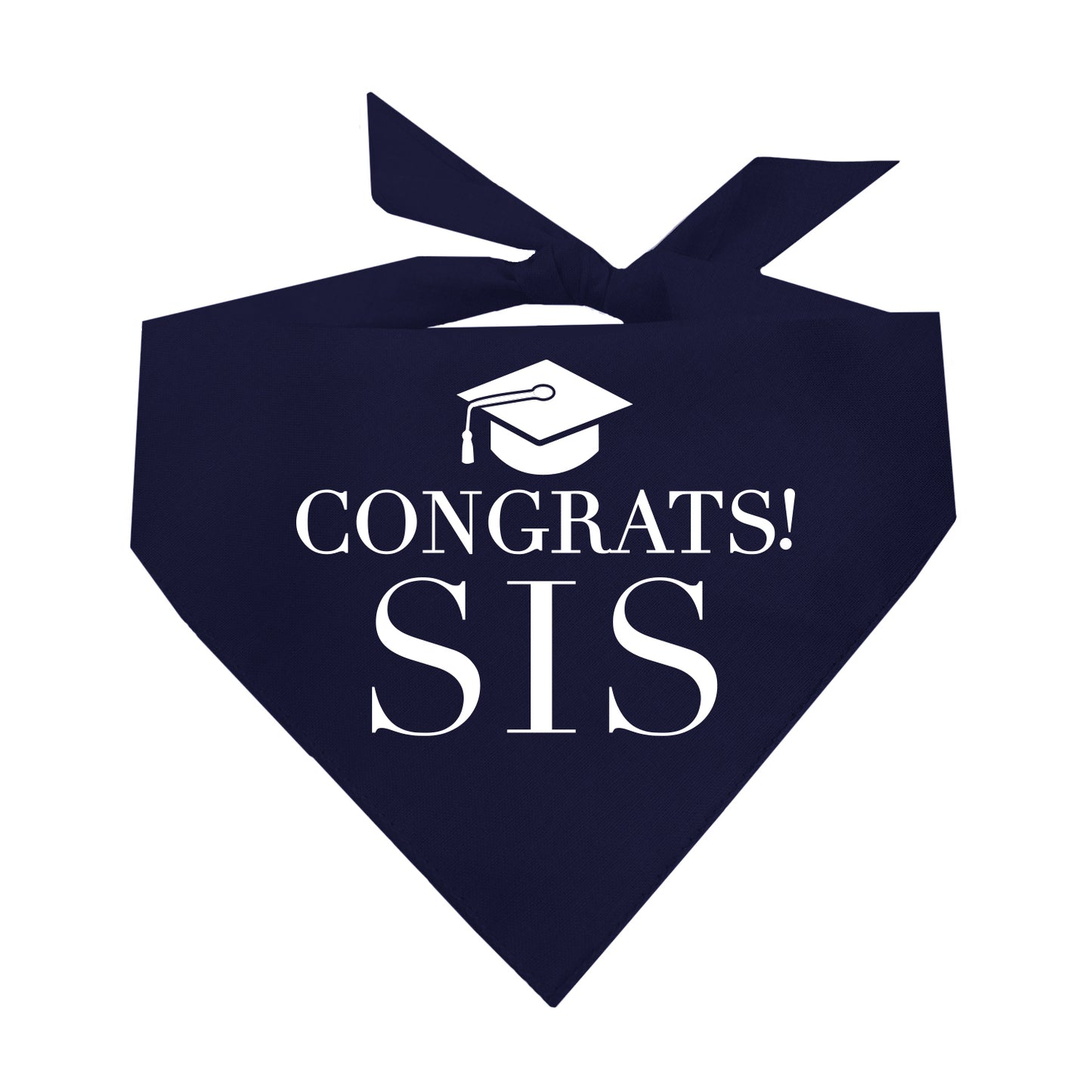 Congrats Sis Dog Bandana | Graduation Bandana