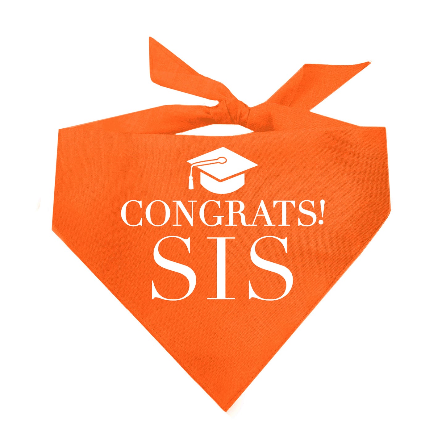 Congrats Sis Dog Bandana | Graduation Bandana
