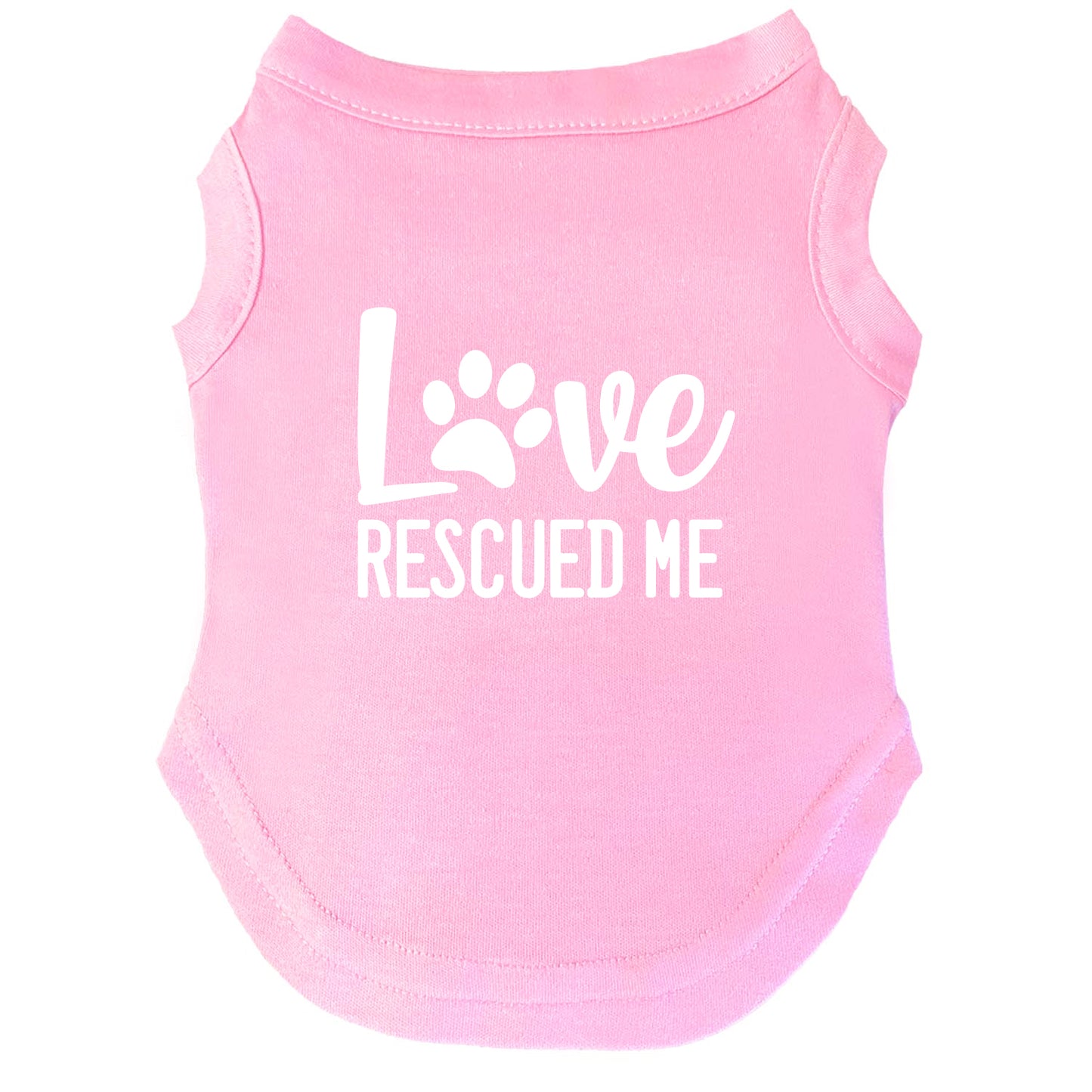 Love Rescued Me – Dog Tee | Rescue Celebration Shirt | Soft, Comfy & Washable