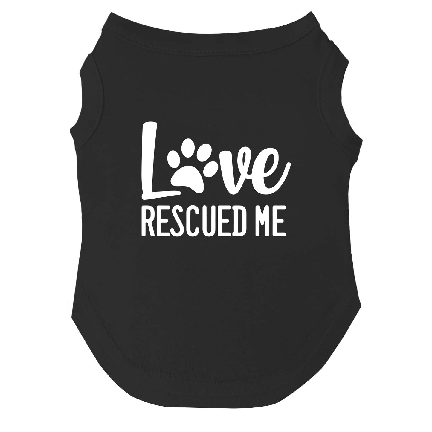 Love Rescued Me – Dog Tee | Rescue Celebration Shirt | Soft, Comfy & Washable