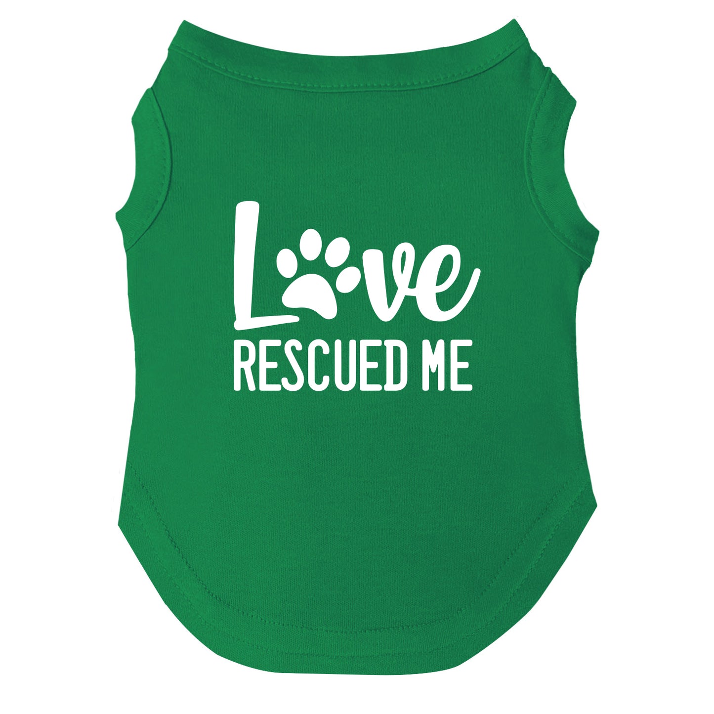 Love Rescued Me – Dog Tee | Rescue Celebration Shirt | Soft, Comfy & Washable