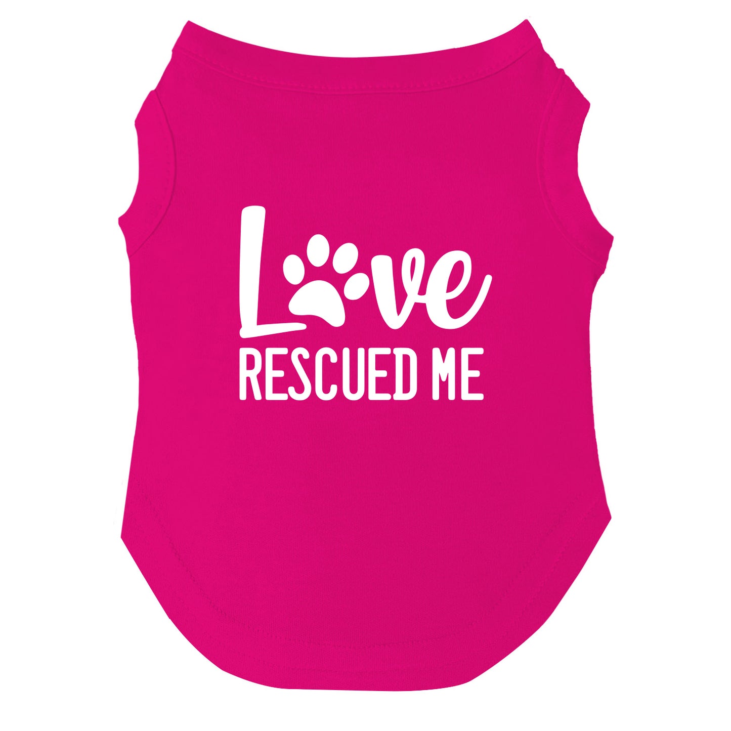 Love Rescued Me – Dog Tee | Rescue Celebration Shirt | Soft, Comfy & Washable