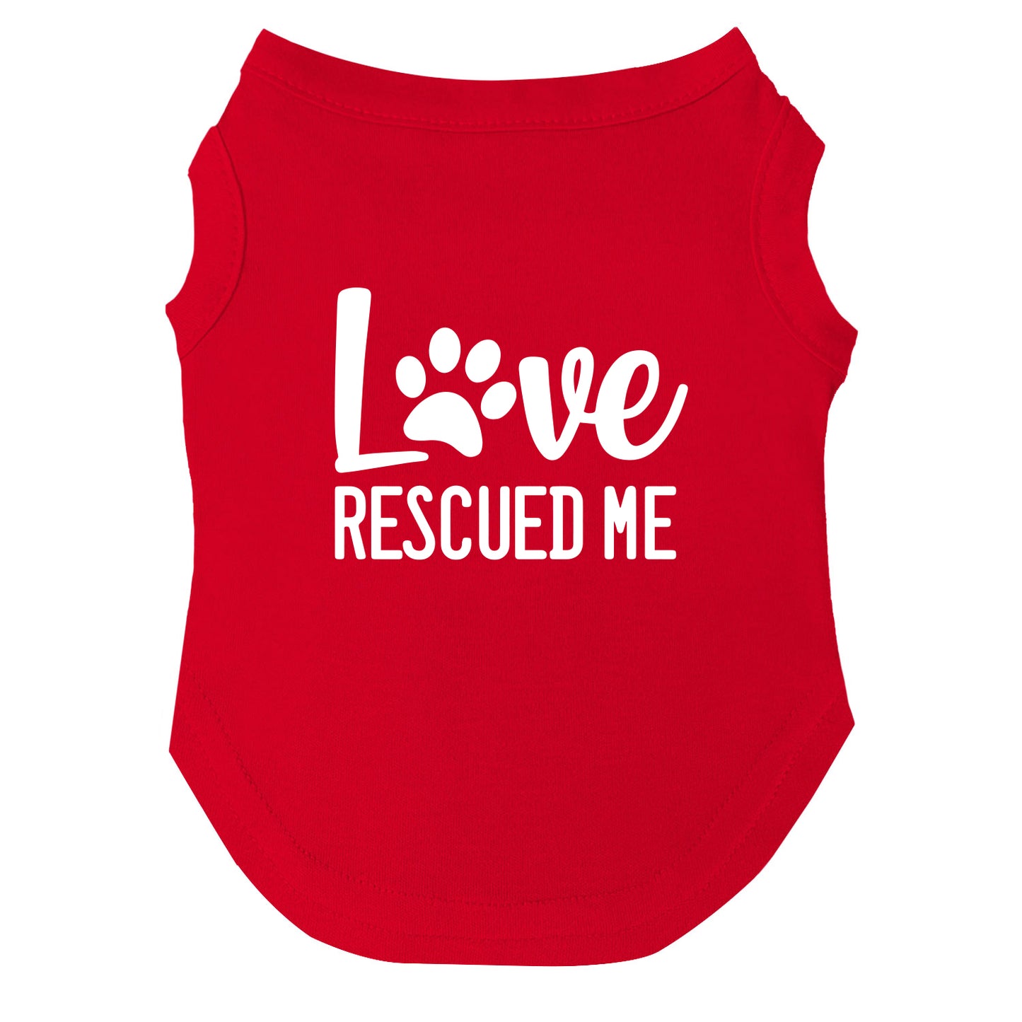 Love Rescued Me – Dog Tee | Rescue Celebration Shirt | Soft, Comfy & Washable