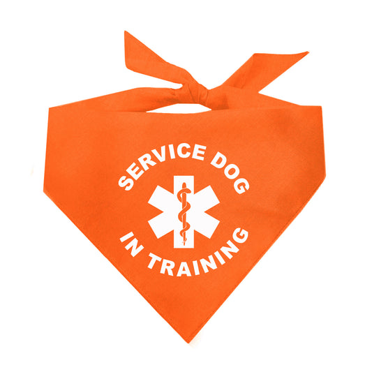 Service Dog In Training Triangle Dog Bandana