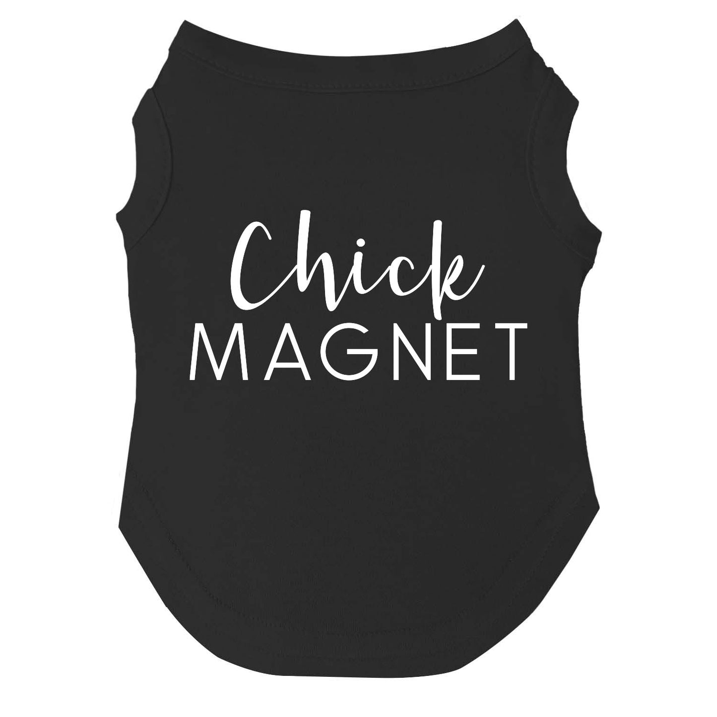 Chick Magnet Dog Tee | Soft Cotton Blend | Made in USA | Funny & Cute Pet Outfit