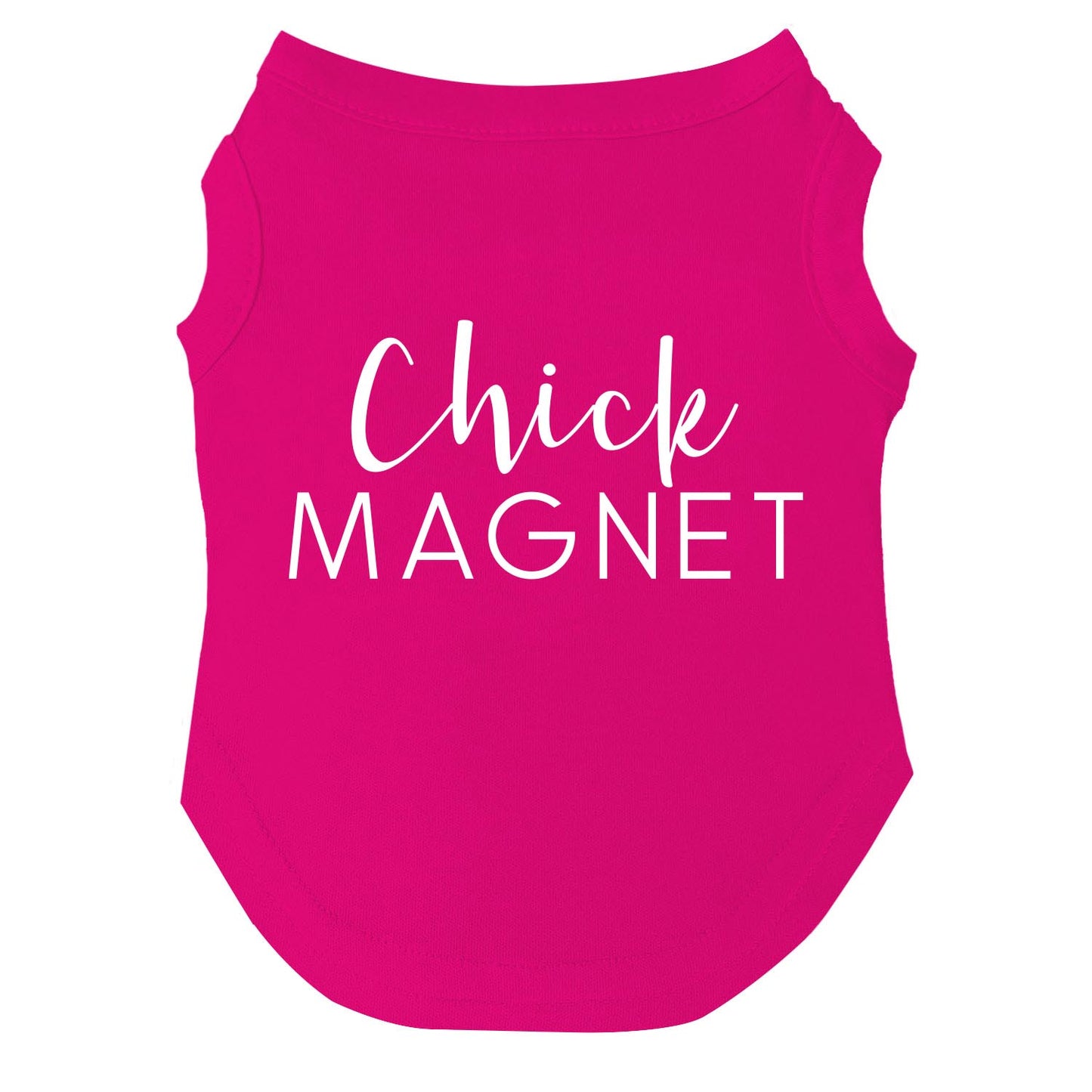 Chick Magnet Dog Tee | Soft Cotton Blend | Made in USA | Funny & Cute Pet Outfit