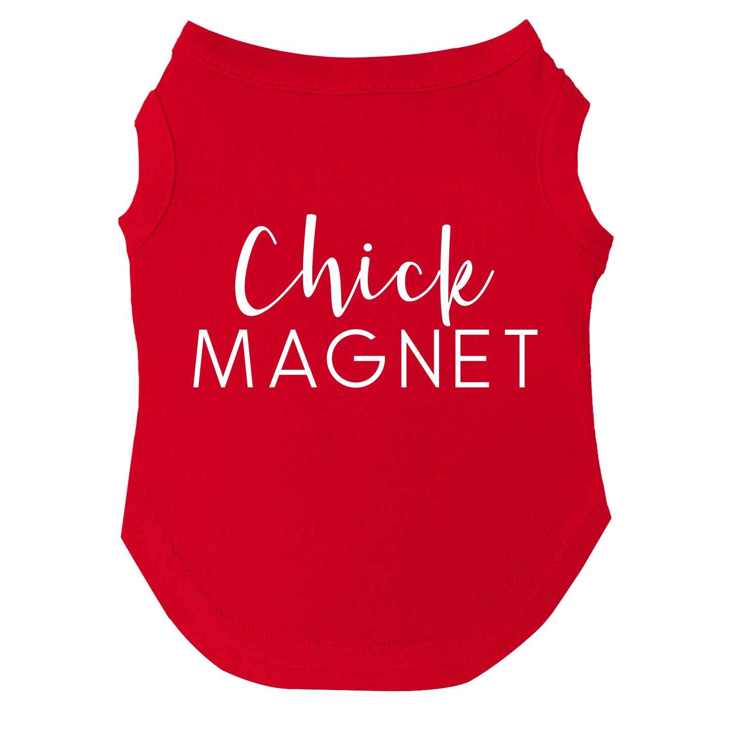Chick Magnet Dog Tee | Soft Cotton Blend | Made in USA | Funny & Cute Pet Outfit