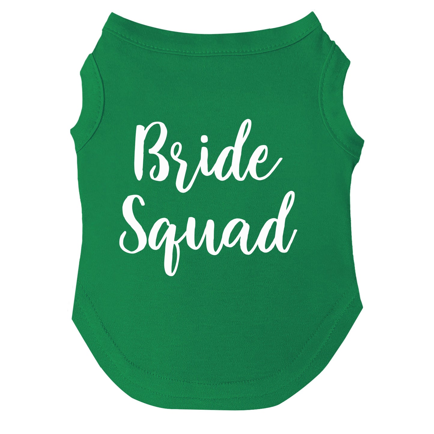 Bride Squad Dog Tee | Soft Cotton Blend | Made in USA | Wedding Pet Outfit