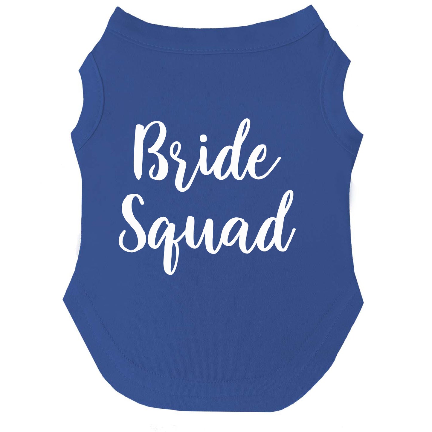 Bride Squad Dog Tee | Soft Cotton Blend | Made in USA | Wedding Pet Outfit