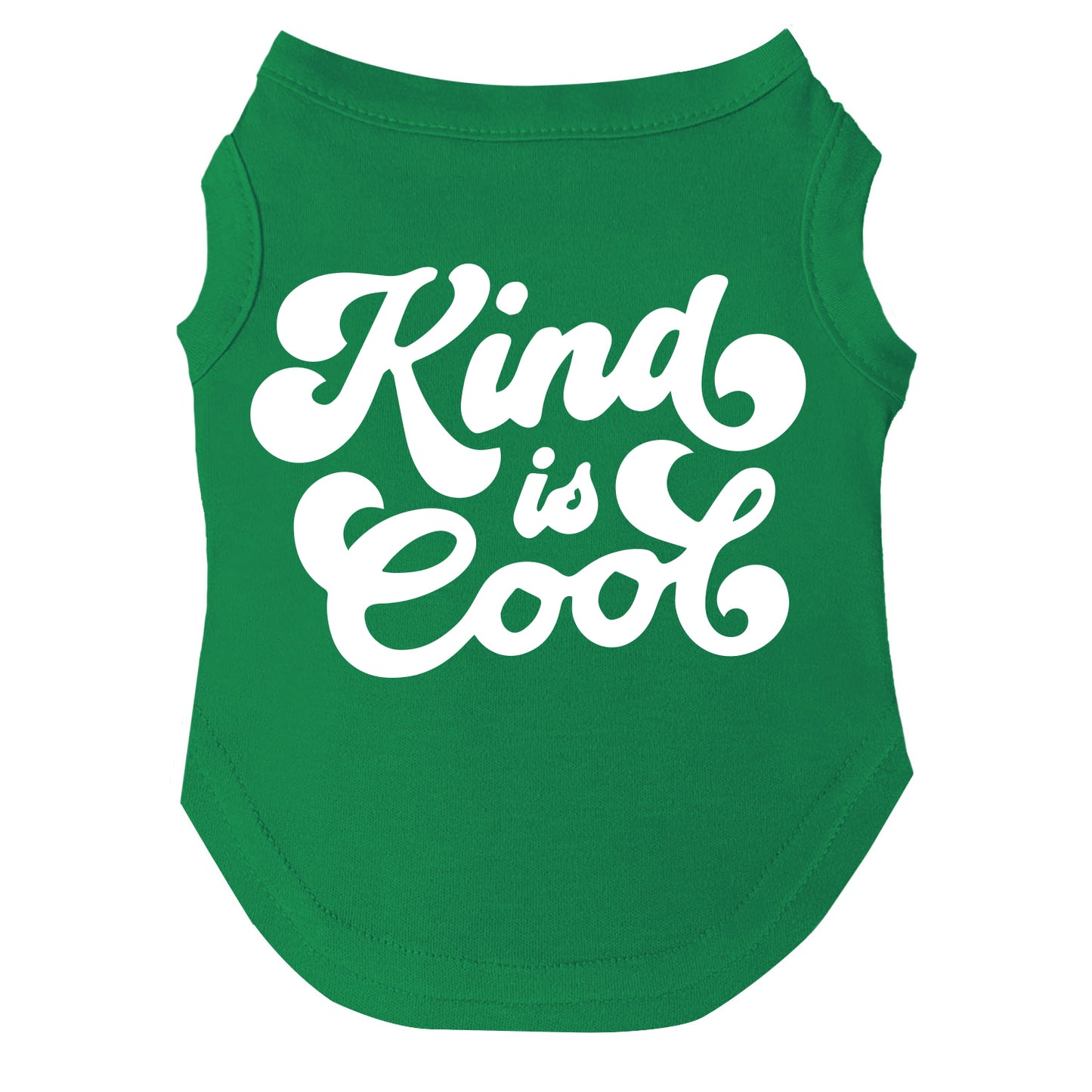 Kind is Cool Dog Tee | Soft Cotton Blend | Made in USA | Positive & Cute Pet Outfit