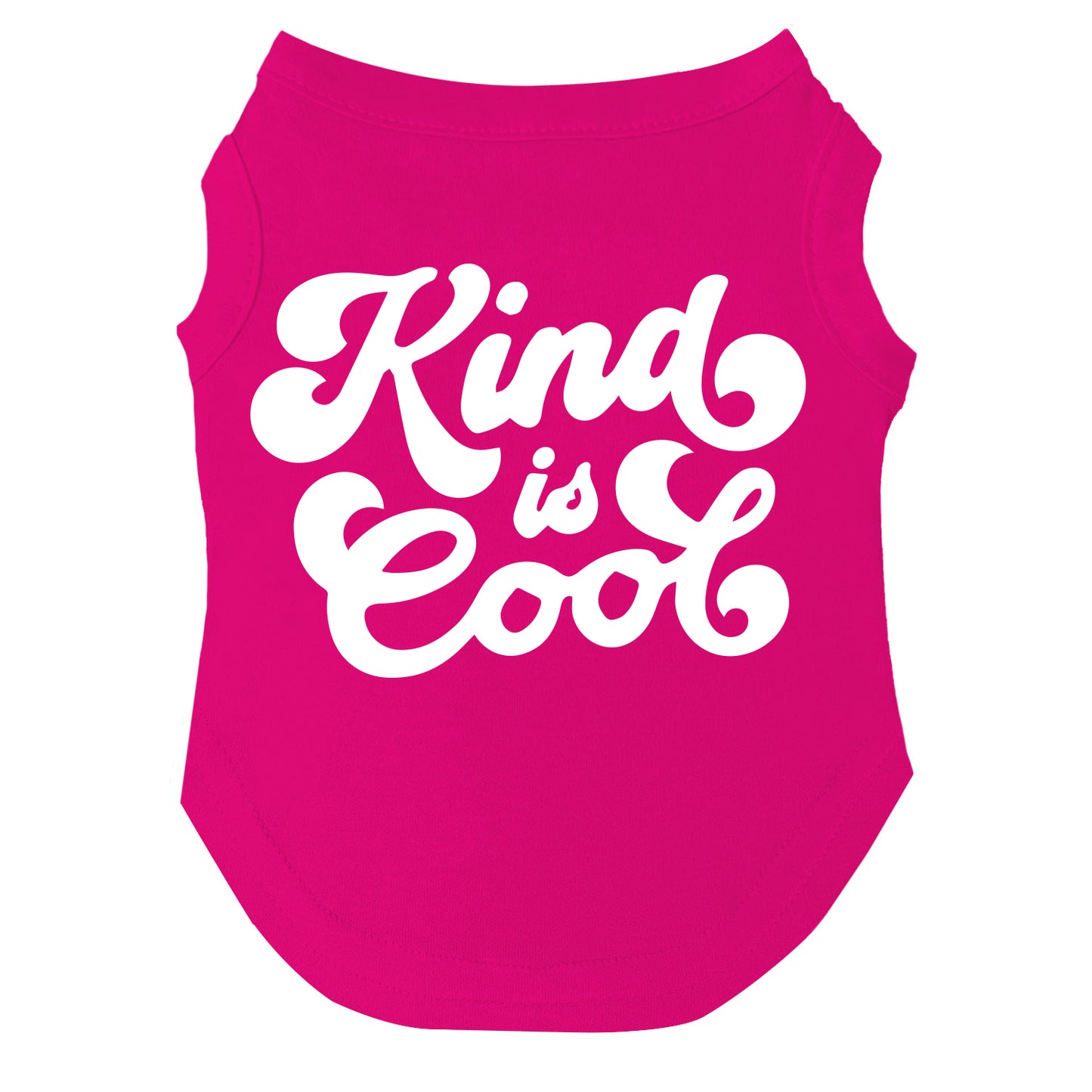 Kind is Cool Dog Tee | Soft Cotton Blend | Made in USA | Positive & Cute Pet Outfit