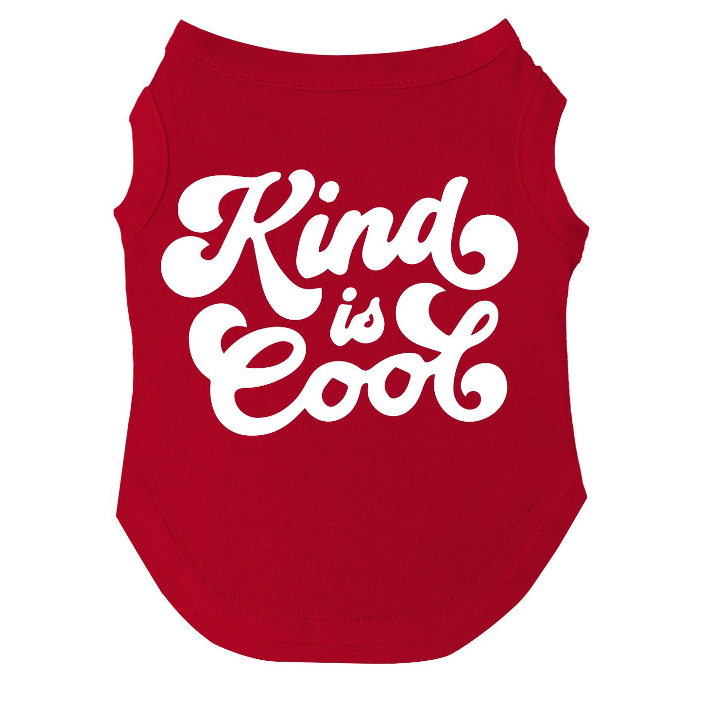 Kind is Cool Dog Tee | Soft Cotton Blend | Made in USA | Positive & Cute Pet Outfit
