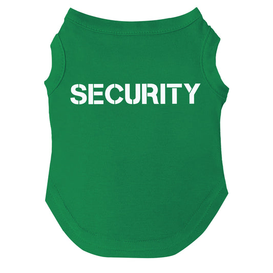 Security Dog Tee | Soft Cotton Blend | Made in USA | Funny & Cute Pet Outfit