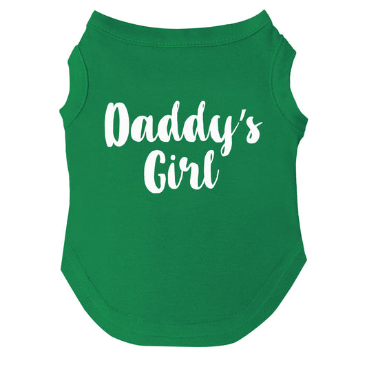 Daddy’s Girl Dog Tee | Soft Cotton Blend | Made in USA | Cute & Funny Pet Outfit