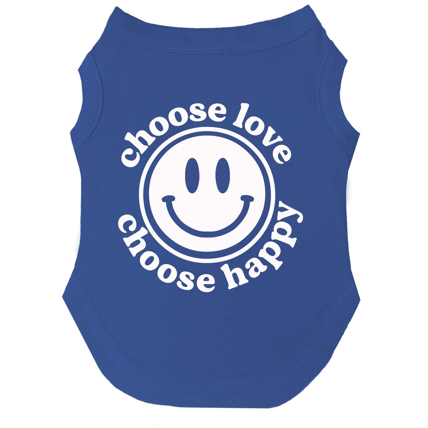 Choose Love Choose Happy | Pride Dog Tee | LGBTQ+ Pet Apparel
