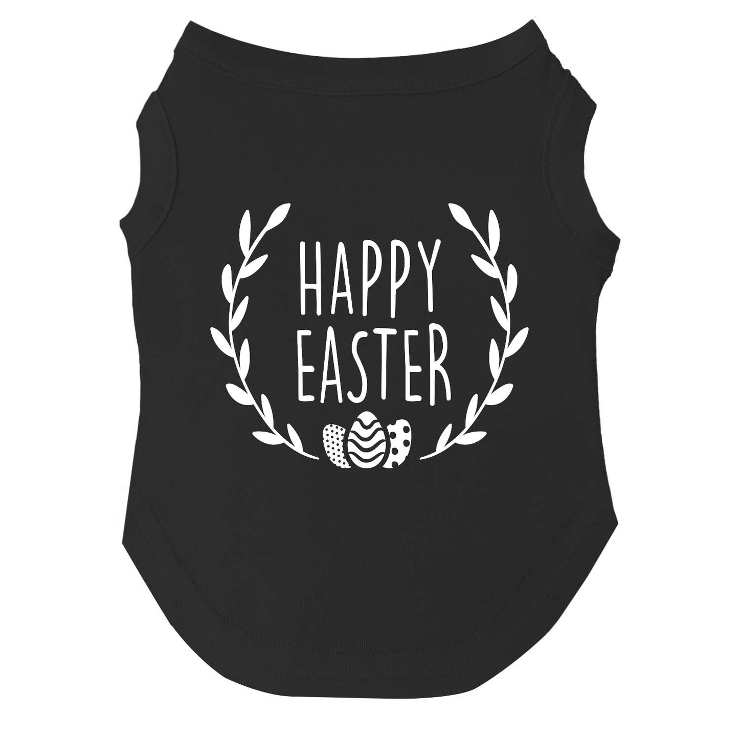 Happy Easter Dog Tee | Soft Cotton Blend | Made in USA | Spring & Holiday Pet Outfit