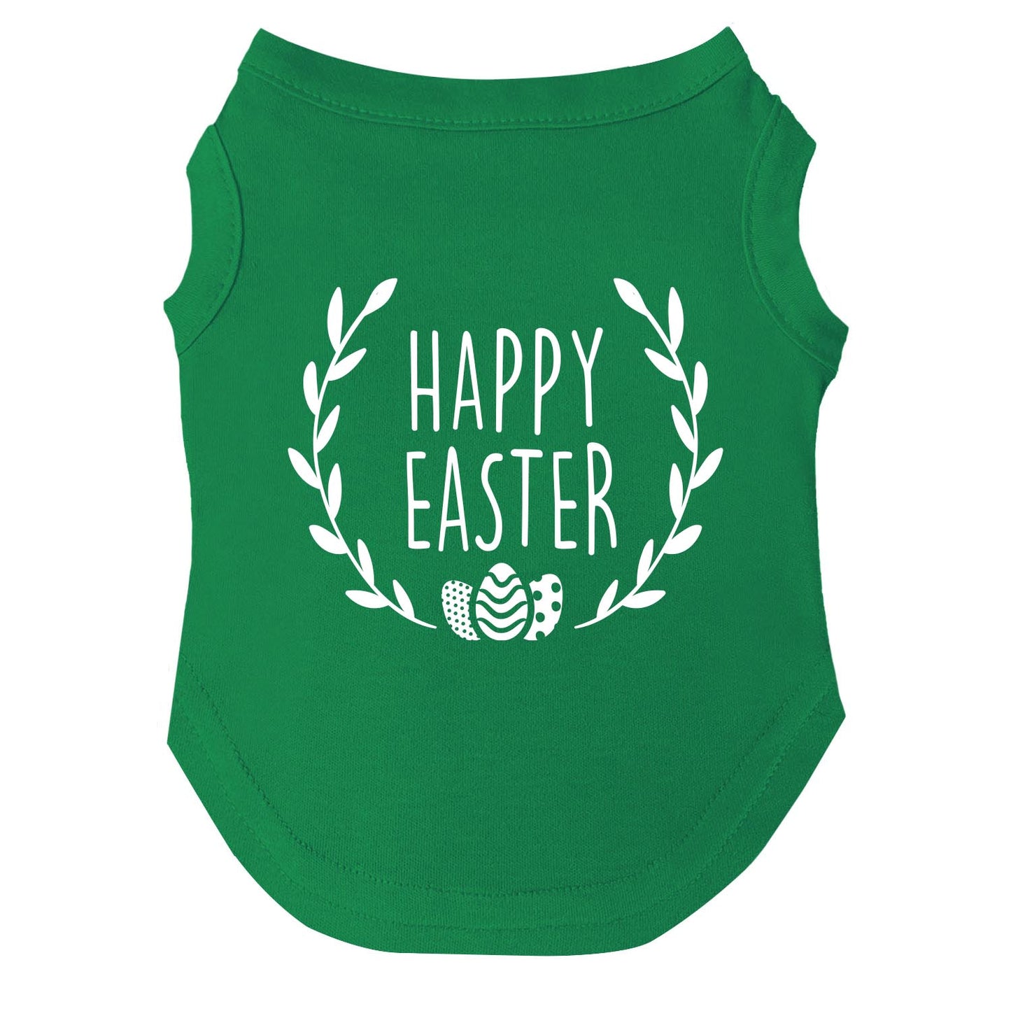 Happy Easter Dog Tee | Soft Cotton Blend | Made in USA | Spring & Holiday Pet Outfit
