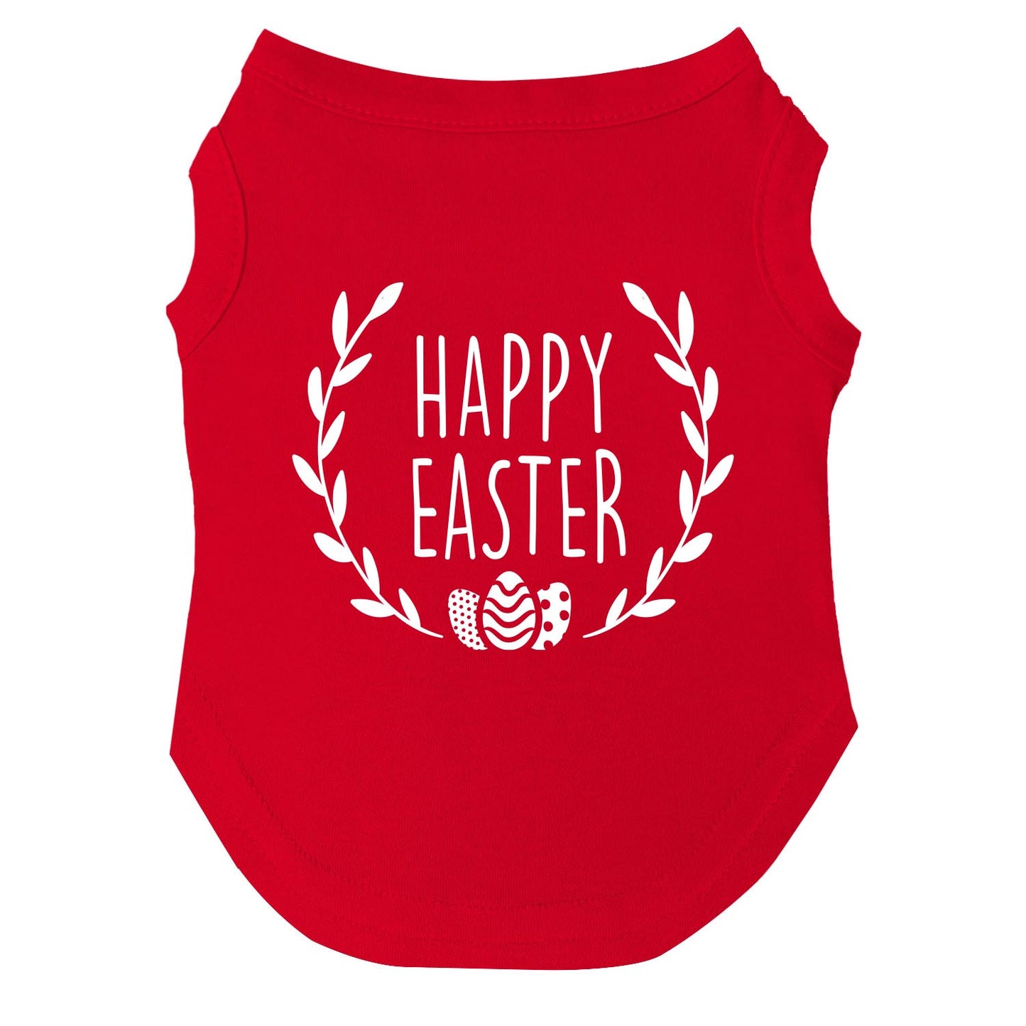 Happy Easter Dog Tee | Soft Cotton Blend | Made in USA | Spring & Holiday Pet Outfit
