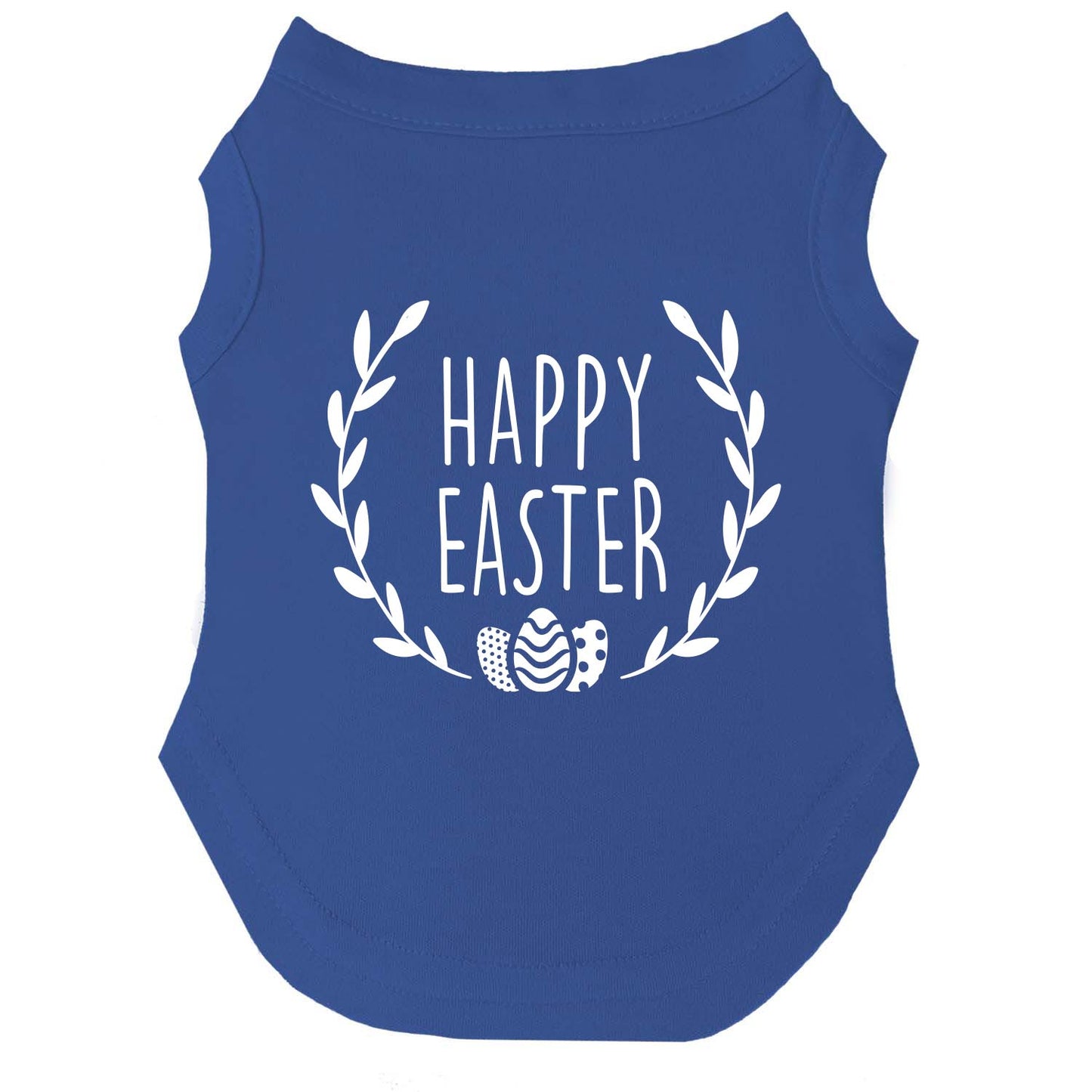 Happy Easter Dog Tee | Soft Cotton Blend | Made in USA | Spring & Holiday Pet Outfit