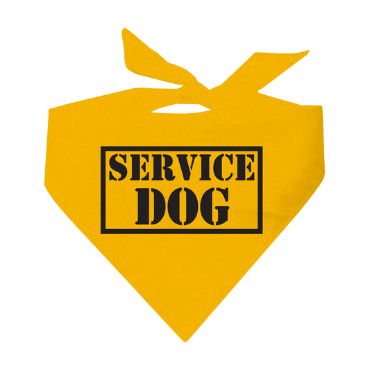 Service Dog Triangle Dog Bandana