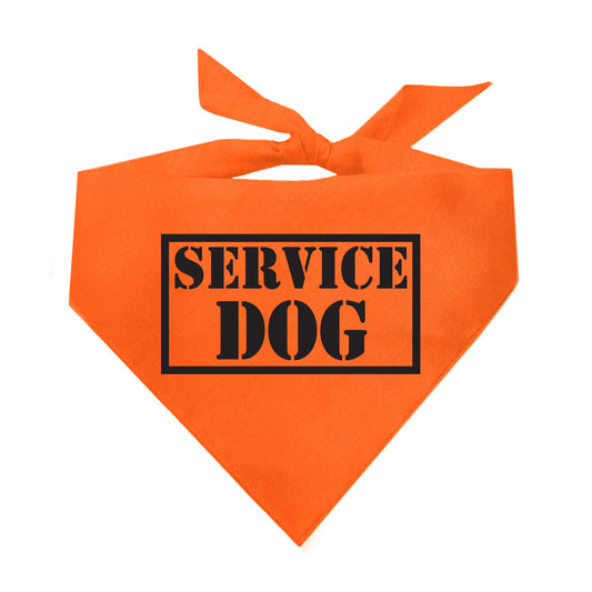 Service Dog Triangle Dog Bandana