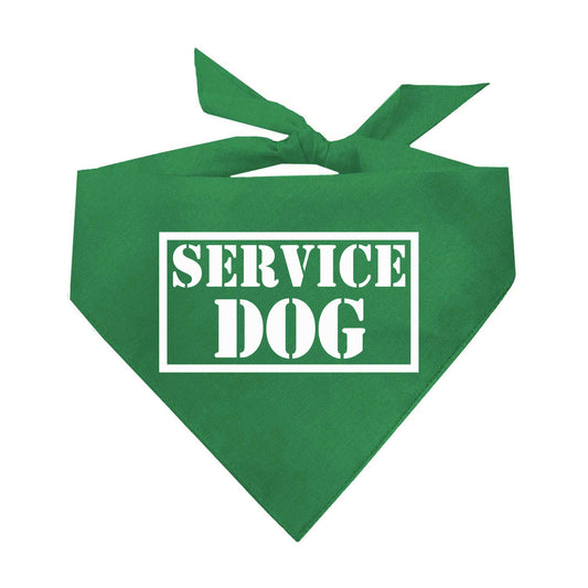 Service Dog Triangle Dog Bandana